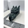 Image 3 : 6 X 3 INCH MOSE AGATE DRAGON SKULL