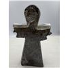 Image 4 : 5 X 2.9 INCH  AMETHYST ANGEL CARVING STATUE HANDMADE