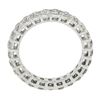 Image 8 : Classic 14k White Gold 1.60 ctw Shared Prong Set Round Diamond Eternity Band Rin