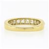 Image 7 : NEW 18k Yellow Gold 1.75 ctw French Cut Channel Diamond Stack Wedding Band Ring
