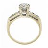 Image 8 : Vintage 14k Gold.70 ctw Old European Diamond Solitaire w/ Accents Engagement Rin