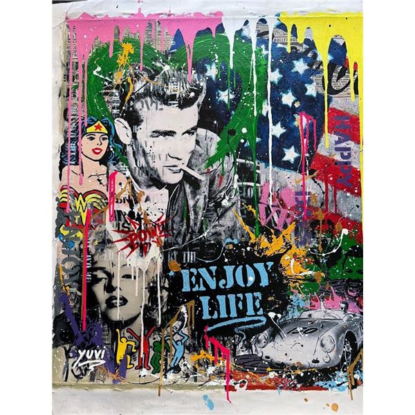 YUVI Enjoy Life ORIGINAL SIGNED