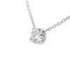 Image 3 : 0.93 ct. Diamond Solitaire Necklace - 14KT White Gold