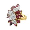 Image 4 : 18kt YG Ruby and Diamond Ring