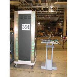 IT CABINET & STAND (2X)