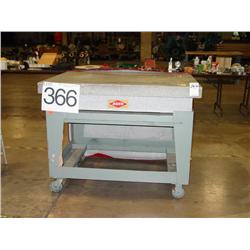 RAHN SURFACE TABLE W/CASTERED STAND