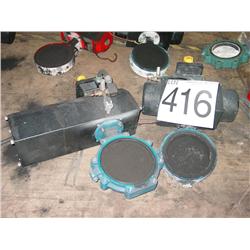 BUTTERFLY VALVES (2X)