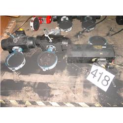 BUTTERFLY VALVES (3X)