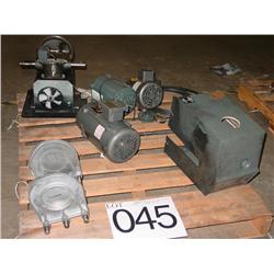 MOTORS, GEAR BOXES & PARTS (5X)