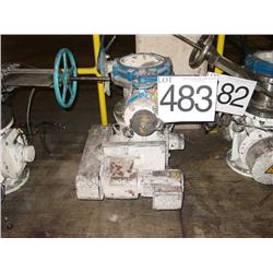 ROTARY AIR LOCK W/VALVE & MOTOR