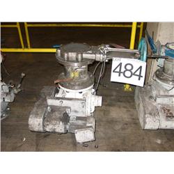 ROTARY AIR LOCK W/VALVE & MOTOR