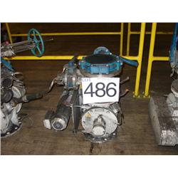 ROTARY AIR LOCK W/VALVE & MOTOR