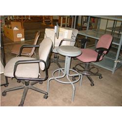 HALL TREE, CART CHAIR, MONITOR (1X)