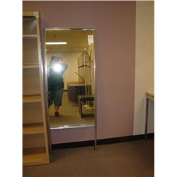 DESK (2), TABLE (2), STAND, MIRROR, CREDENZA (7X)