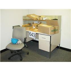 EQUIPMENT, DESK & CHAIR (1X)