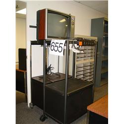 AUDIO CARTS W/TV (2X)