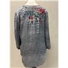 Image 2 : Johnny Was Taryn Flowy Tassel Blouse, Size S - Resort Retail $305