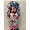 Image 2 : Taj by Sabrina Crippa Cetus Floral Print Off-Shoulder Dress, Size L - Resort Retail $440