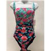 Image 1 : Johnny Was Japer Ruched One Piece Swimsuit, Size S - Resort Retail $198