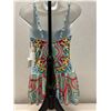 Image 2 : Johnny Was Heloise Ruched Skirted One Piece,Size L - Resort Retail $268