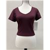 Image 1 : lululemon Women's Align Tee, Cassis, Size 6 (Retail $68)