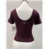 Image 2 : lululemon Women's Align Tee, Cassis, Size 6 (Retail $68)