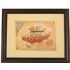 Image 1 : A Framed Mark Jason Page Steampunk Print.