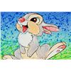 Image 1 : An Original David Willardson Embossed Serigraph of Thumper from the Animated film Bambi.