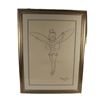 Image 1 : A Large Tinker Bell Art Sketch Print.