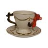 Image 2 : A Jaq Teacup and Saucer Set.