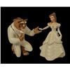Image 1 : A 2-Piece Beast and Belle Figure Set by Lenox.