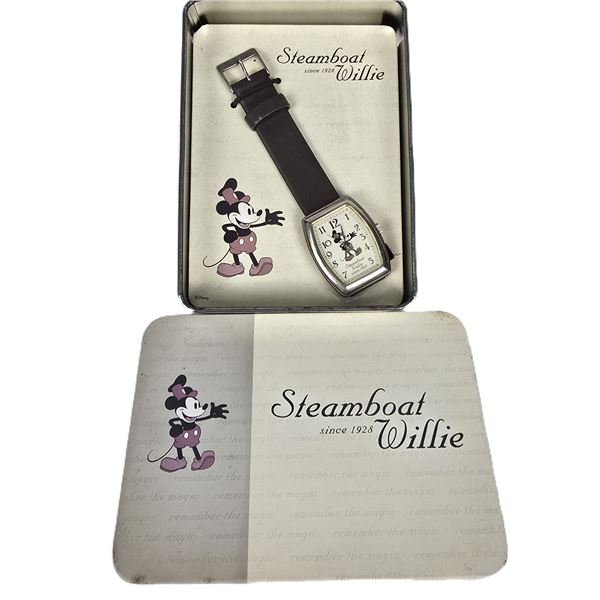 A Steamboat Willie Watch.