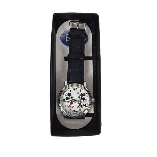 A Mickey and Minnie Mouse Watch.
