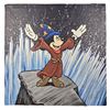 Image 2 : A Limited Edition Sorcerer Mickey Giclee on Canvas.