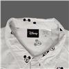 Image 2 : A White Button Up Mickey Shirt.