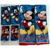 Image 1 : A Mickey Mouse Shower Curtain and Matching Towel Set.