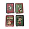 Image 1 : A Set of Four (4) Tiny Decks of Mickey Mouse playing cards.