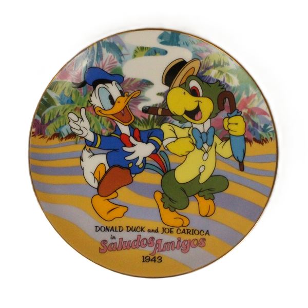 A Limited Edition Mickey Mouse 70th Anniversary 3-D Plate.