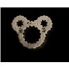 Image 2 : A Pearl and Swarovski Crystal Mickey icon Brooch.