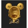 Image 2 : A Gold-toned 3-D Mickey Face with Swarovski Crystal Adorned Bow Tie.