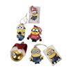 Image 1 : A Set of Five (5) Minion Christmas Ornaments.