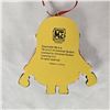 Image 7 : A Set of Five (5) Minion Christmas Ornaments.