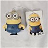 Image 8 : A Set of Five (5) Minion Christmas Ornaments.