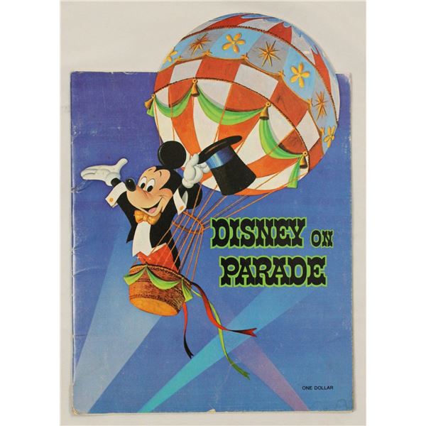 A Disney on Parade Tour Program.