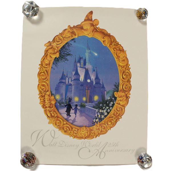 A Cast Member Exclusive Magic Kingdom 25th Anniversary Print.