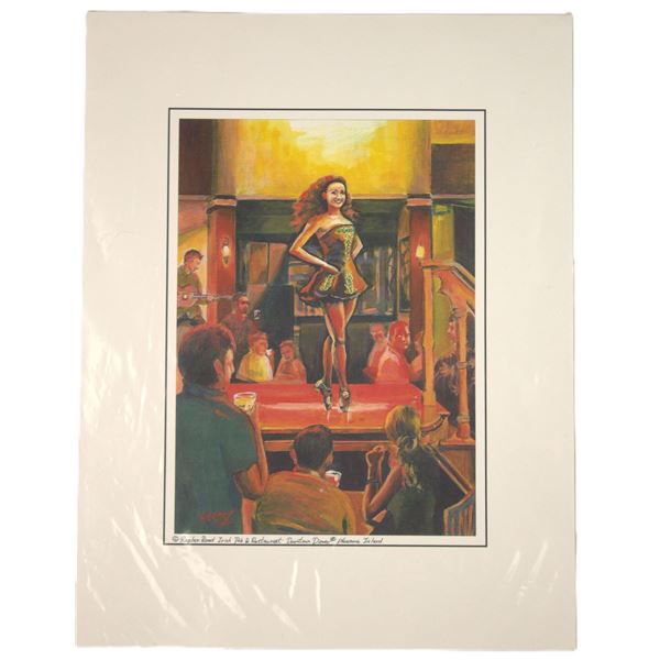 A Raglan Road Interior Watercolor Reproduction.