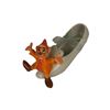 Image 1 : A Porcelain Figure of Jaq Sitting on Cinderella's Glass Slipper.