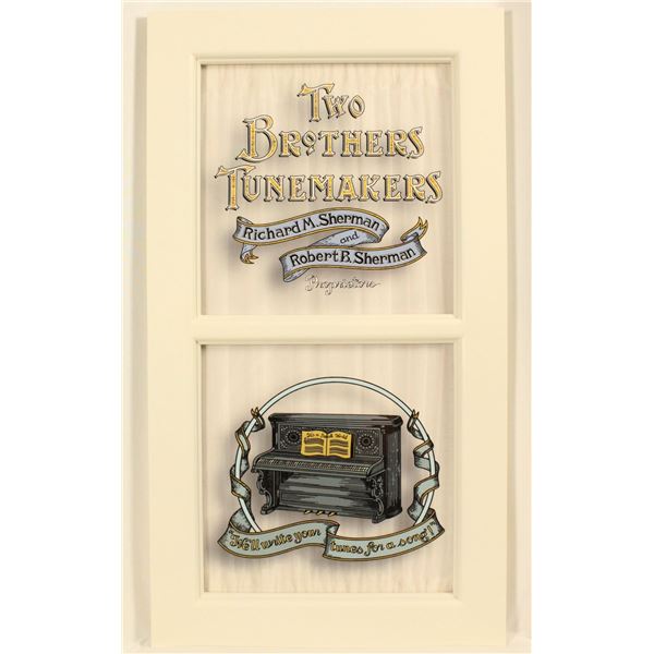 A Replica Richard and Robert Sherman Main Street Window.