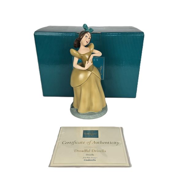 A WDCC Cinderella “Slipper Scene” Drizella Figurine from Cinderella Autographed by
