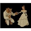 Image 1 : A 2-Piece Beast and Belle Figure Set by Lenox.